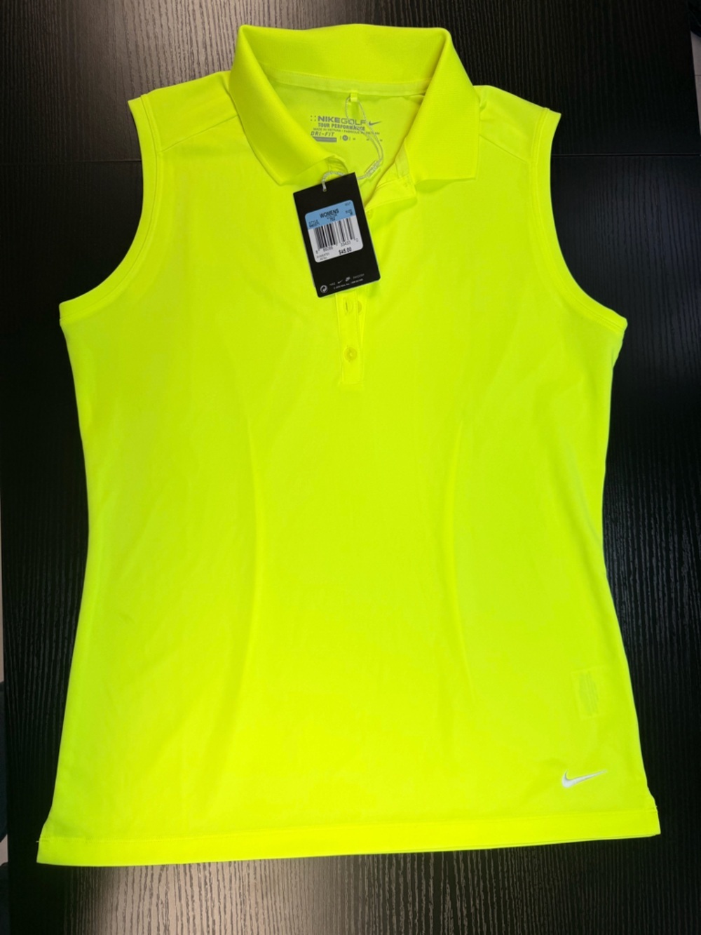 Nike Kids Neon Yellow One-Piece Swimsuit